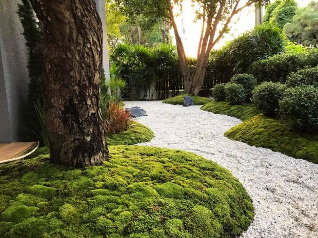 Ngôi nhà hiện đại với sân vườn phong cách Nhật Bản mê hoặc