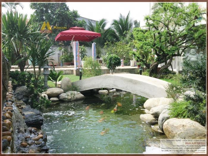 Sân vườn biệt thự Tân Bình
